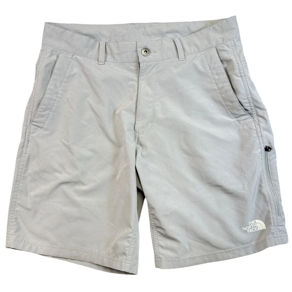 The North Face‎ Mens Paramount Active Hiking Shorts Grey Size 32 Stretch Trail